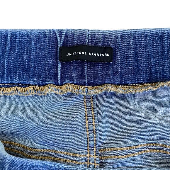 Universal Standard Sz 6-8 Dont Call Them Jeggings Mid Blue Pull-on USPA0978 - Picture 5 of 16